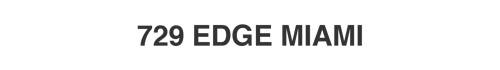 729 Edge Miami Residences Logo