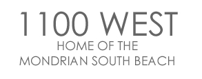 1100 West (Mondrian South Beach) Logo