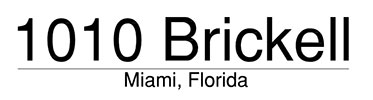 1010 Brickell Logo