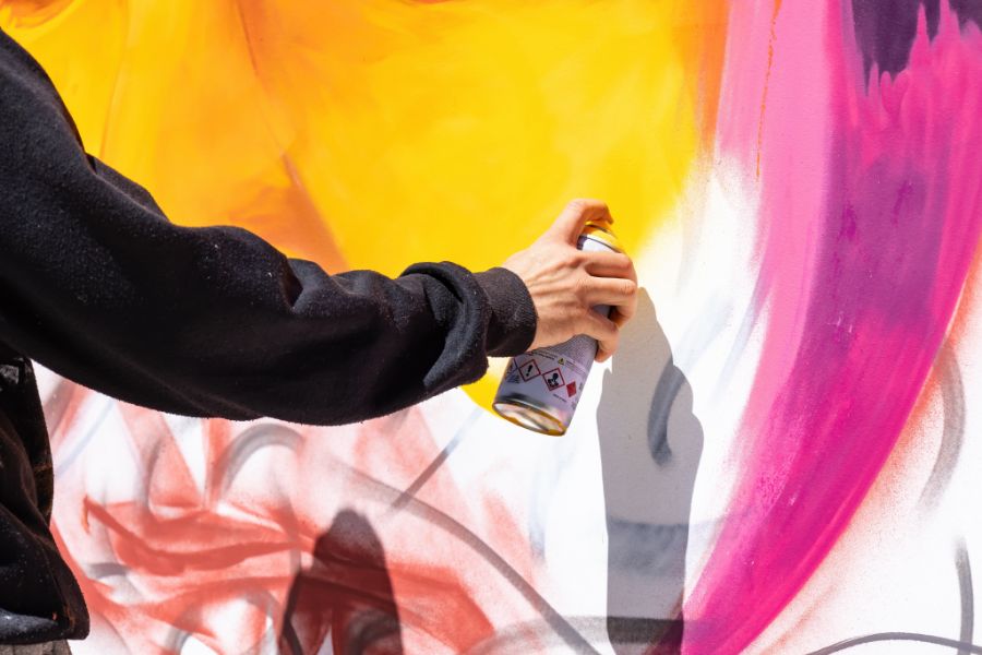 Watch as a Street Artist Transforms a Building in Tribeca